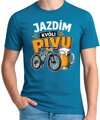 Cyklo tričko - Jazdím kvôli PIVU