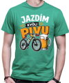 Cyklo tričko - Jazdím kvôli PIVU