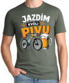Cyklo tričko - Jazdím kvôli PIVU