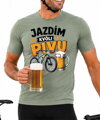 Cyklo tričko - Jazdím kvôli PIVU