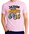 Cyklo tričko - Jazdím kvôli PIVU