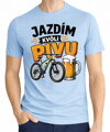 Cyklo tričko - Jazdím kvôli PIVU