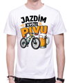 Cyklo tričko - Jazdím kvôli PIVU