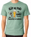 Pánske tričko - Kúp mi pivo, môj koniec sa blíži