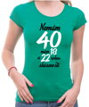 Narodeninové tričko - Nemám 40, mám 18 a 22 rokov skúseností