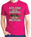 Pánske tričko - Kto orie moju záhradku, šetrí môj pluh