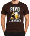 Tričko - Pivo je odpoveď