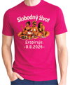 Pánske tričko - Slobodný život - Exspirácia