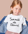 Detské tričko -Som malá, ale šikovná