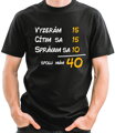 Narodeninové tričko - Spolu mám 40