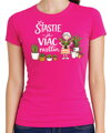 Tričko - Šťastie je viac rastlín