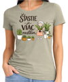 Tričko - Šťastie je viac rastlín