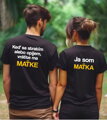Partnerské tričká -Keď sa stratím alebo opijem, vráťte ma -vl. meno- a Ja som - vl. meno- (2ks)