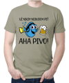 Tričko - Už nikdy nebudem piť - AHA PIVO!
