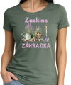 Dámske tričko - (Vlastné meno) ZÁHRADKA