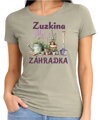 Dámske tričko - (Vlastné meno) ZÁHRADKA