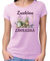 Dámske tričko - (Vlastné meno) ZÁHRADKA