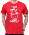 Vtipné tričko - Všade dobre, doma manželka