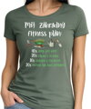 Tričko - Môj záhradný fitness plán