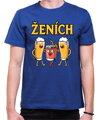 Pánske tričká - Ženích a drinking team - farebné (cena za 1ks)