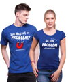 Partnerské tričká - Som magnet na problémy 2ks
