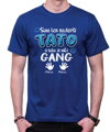 Pánske tričko - Najlepší TATO a toto je môj gang + vl.mená