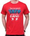 Pánske tričko - Najlepší TATO a toto je môj gang + vl.mená