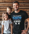 Pánske tričko - Najlepší TATO a toto je môj gang + vl.mená