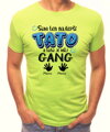 Pánske tričko - Najlepší TATO a toto je môj gang + vl.mená