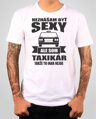 Narodeninový originálny pánsky darček pre každého taxikára-Pánske vtipné tričko zo serie povolania / hobby-Tričko pre taxikárov - Neznášam byť sexy