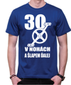 Narodeninové cyklo tričko - 30 v nohách a šlapem ďalej