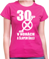 Narodeninové cyklo tričko - 30 v nohách a šlapem ďalej