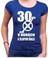Narodeninové cyklo tričko - 30 v nohách a šlapem ďalej
