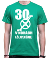 Narodeninové cyklo tričko - 30 v nohách a šlapem ďalej