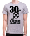 Narodeninové cyklo tričko - 30 v nohách a šlapem ďalej