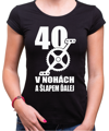 Narodeninové cyklo tričko - 40 v nohách a šlapem ďalej