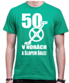 Narodeninové cyklo tričko - 50 v nohách a šlapem ďalej