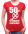Narodeninové cyklo tričko - 50 v nohách a šlapem ďalej