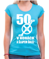 Narodeninové cyklo tričko - 50 v nohách a šlapem ďalej