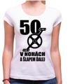 Narodeninové cyklo tričko - 50 v nohách a šlapem ďalej