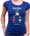 Tričko - Kávička vola phone