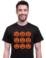 Tričko - 9 vyrezávaných dyní (Halloween)
