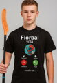 Tričko - Florbal volá, musím ísť...