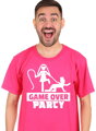 Tričko  GAME OVER Party (koniec slobody)