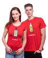Partnerské tričká - GIN TONIC  (cena za 2ks)