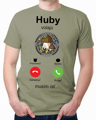 Hubárske tričko - Huby volajú, musím ísť