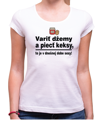Vtipné konoslidačné tričko - Variť džemy a piecť keksy, to je v dnešnej dobe sexy!