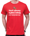 Vtipné konoslidačné tričko - Variť džemy a piecť keksy, to je v dnešnej dobe sexy!