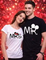 Pánske/dámske tričko Mr./Mrs. Mickey