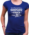 Narodeninové tričko - 40tka = Pamiatka na dvadsiate výročie mojej 20tky